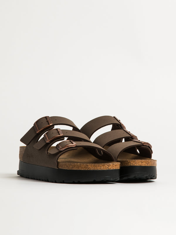 BIRKENSTOCK WOMENS BIRKENSTOCK FLORIDA III PLATFORM VEGAN SANDALS - MEDIUM/NARROW - Blackwell Supply Co.