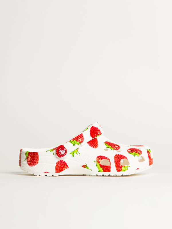 CROCS WOMENS CROCS CLASSIC FRUITS CLOG - STRAWBERRY - Blackwell Supply Co.