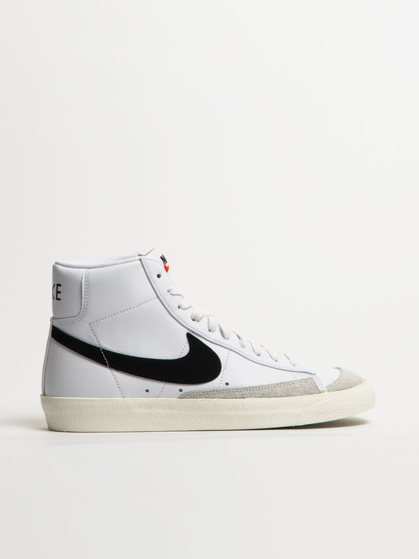 NIKE MENS NIKE BLAZER MID 77 VINTAGE SNEAKER - WHITE/BLACK - Blackwell Supply Co.