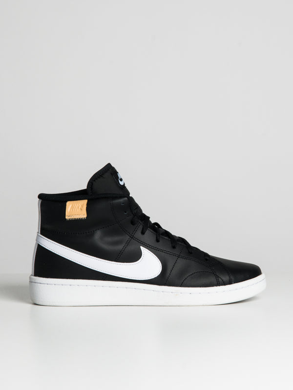 NIKE MENS NIKE COURT ROYALE 2 MID SNEAKER - BLACK/WHITE - Blackwell Supply Co.