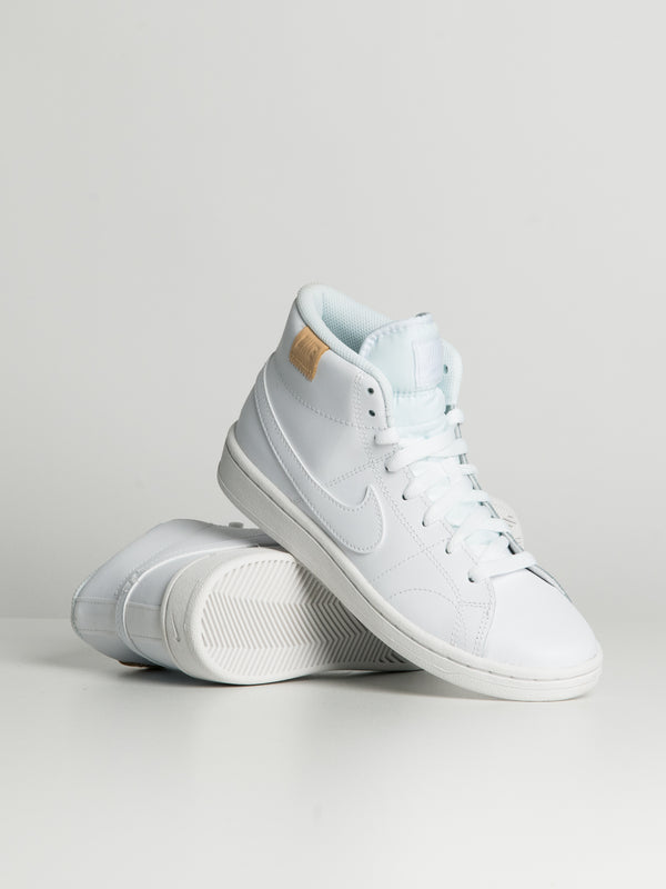 NIKE WOMENS NIKE COURT ROYALE 2 MID SNEAKER - WHITE - Blackwell Supply Co.